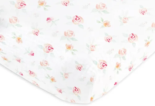Miniatura 24 de SwaddleDesigns Sábana bajera ajustable de muselina de algodón más suave para bebé niño y niña, azul pastel Ahoy!