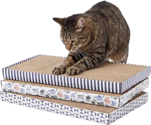 Miniatura 8 de Kitty City Clip rascador para gatos sobre la puerta – Soporte vertical para rascador para gatos – Protege muebles y puertas – Se adapta a la mayoría