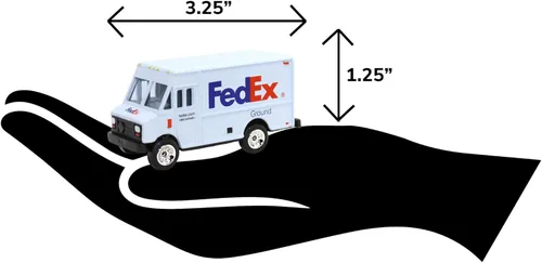 Miniatura 6 de 1/64 FedEx Ground Die-Cast Delivery Truck 1501187
