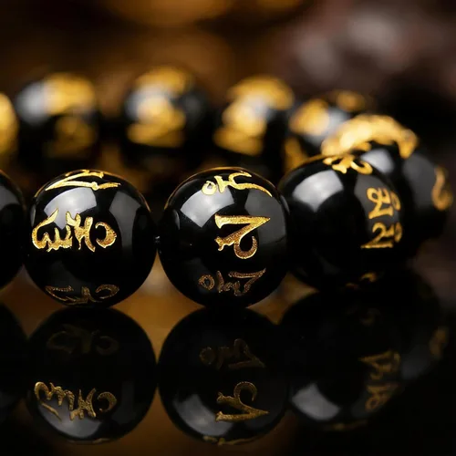 Miniatura 5 de Black Obsidian Pixiu Good Luck Bracelet, Money Bracelet for Prosperity, Protection Bracelet, Lucky Bracelet for Women and Men