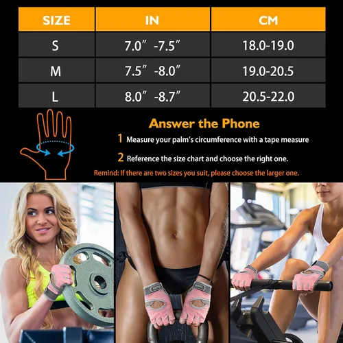 Miniatura 6 de Ihuan Nuevos Guantes de Entrenamiento Transpirables para Hombres y Mujeres - Sin Más Sudor y Protección Completa de la Palma para Gimnasio