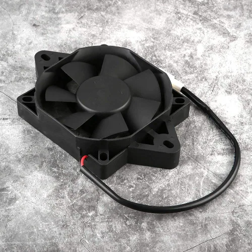 Miniatura 9 de Acouto Ventilador de radiador de motocicleta Ventilador de refrigeración de motor eléctrico 12V ATV Ventilador de refrigeración Radiador universal