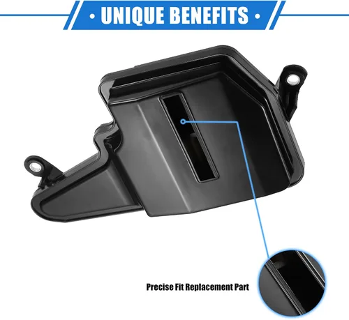 Miniatura 3 de Kit de filtro de transmisión automática compatible con Mazda 3 2012-2024 para Mazda 6 2014-2021, filtro de transmisión de motor negro de plástico