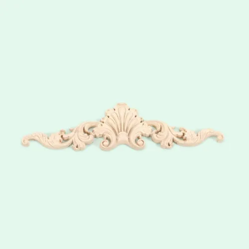 Miniatura 3 de MUXSAM Apliques tallados en madera, detalles de tallado transparente superpuestos, calcomanías artesanales para gabinetes, manteles de pared