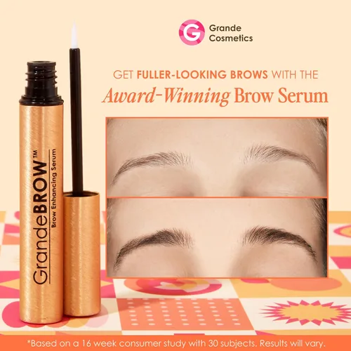 Miniatura 2 de Grande Cosmetics GrandeBROW Suero para mejorar las cejas para unas cejas más llenas y atrevidas - Suero para cejas con vitaminas, péptidos