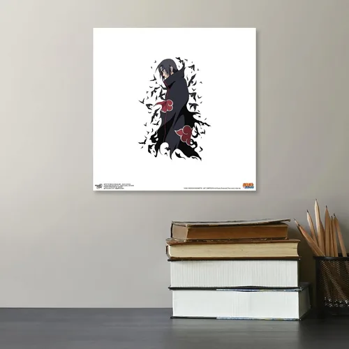Miniatura 5 de Gallery Pops Naruto Shippuden - Arte de pared Itachi Uchiha, versión enmarcada negra, 12 x 12 pulgadas