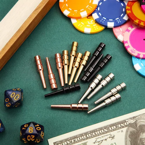Miniatura 6 de Mudder 32 piezas de clavijas de metal para tabla de cuna para 1/8 agujeros, plantillas de clavijas de 4 colores con un diseño cónico para adultos