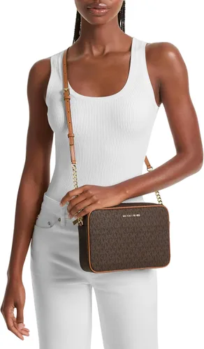 Miniatura 37 de MICHAEL Michael Kors Jet Set - Juego de cruz de piel Saffiano grande