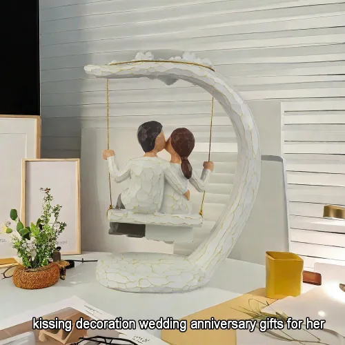 Miniatura 7 de Figuras románticas para parejas, estatuas de besos, boda, matrimonio, recién casados, compromiso, regalos de San Valentín para parejas, esposas