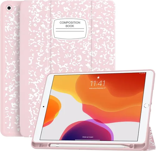 Miniatura 10 de Soke - Funda para iPad de 9ª generación 2021/8ª generación 2020/7ª generación 2019 con soporte para lápices - Funda de protección premium a prueba