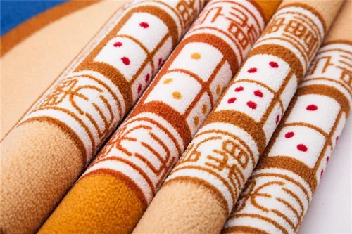 Miniatura 5 de Funda universal de Mahjong/Paigow/Tarjeta/Mesa de Juegos, alfombrilla roja 31.5" x 31.5" (80cm x 80cm)