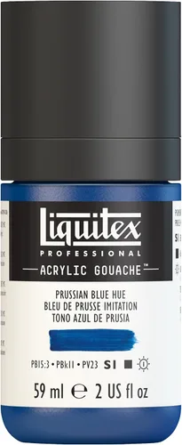 Miniatura 15 de Liquitex Professional - Gouache acrílico profesional, botella de 2 onzas (59 ml), blanco titanio
