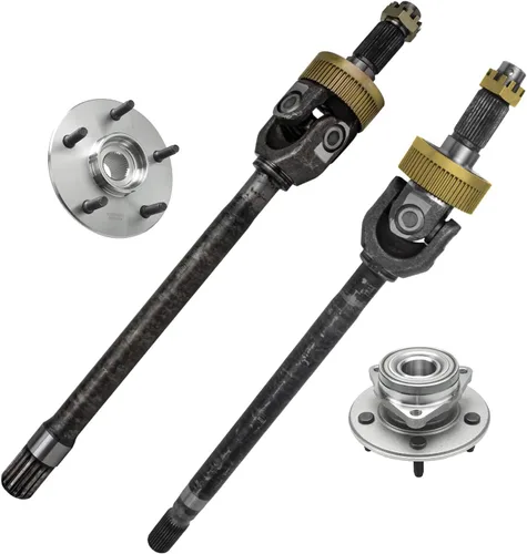 Miniatura 212 de Detroit Axle - Kit de nudillos de dirección delantera izquierda para Ford Edge Lincoln MKX 07-10, cojinete de rueda del lado del conductor, nudillo