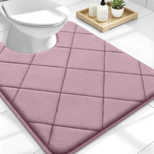 Miniatura 224 de OLANLY Tapete de baño de espuma viscoelástica de 24 x 16 pulgadas, ultra suave y absorbente, lavable a máquina, cómodo tapete de baño para suelo