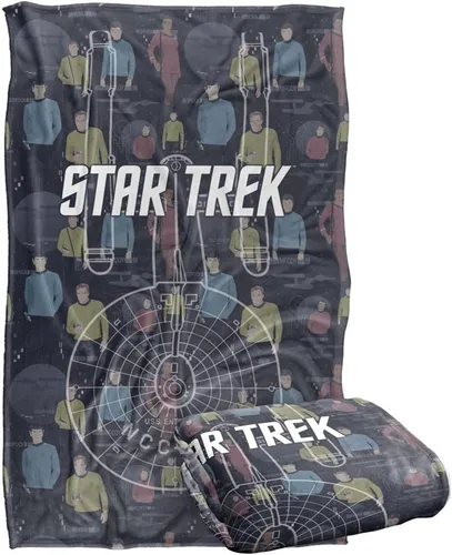Miniatura 9 de Star Trek Among The Stars - Manta con licencia oficial de tacto sedoso, súper suave, 36 x 58 pulgadas