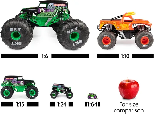 Miniatura 7 de Monster Jam, Set de Mini Lanzaderas, Incluye Monster Mutt y Earth Shaker, Camiones Monstruo de Metal a Escala 1:87, Juguetes para Niños de 3, 4, 5