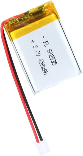 Miniatura 90 de 652030 Batería Lipo de 3.7V 350mAh 652030 Cargable Paquete de Batería de Polímero de Litio con Conector JST PH2.0mm para Dispositivo Electrónico