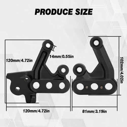Miniatura 7 de JFG RACING Surron - Estriberas para pedal, soporte para pedal, soporte OEM para Sur Ron Light Bee S/X Electric Dirt Bike
