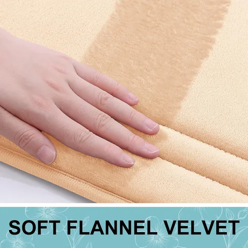 Miniatura 3 de Grandaily Alfombra de Baño de Espuma Viscoelástica 24x16, Ultra Suave, Antideslizante y Absorbente, Alfombras de Baño Lavables a Máquina y Secables