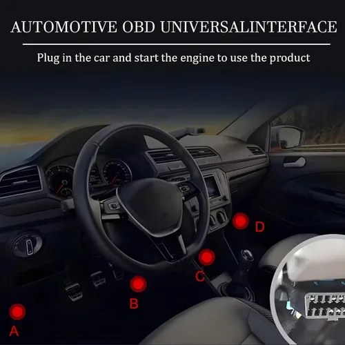 Miniatura 4 de Herramienta de diagnóstico de escáner de coche OBD2, lector de código OBDII/EOBD para vehículos V520, lector de códigos de falla automotriz