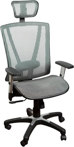 Miniatura 11 de Silla de oficina ergonómica ajustable negra de 53 pulgadas de alto, silla ergonómica de oficina en casa, silla ergonómica con reposacabezas, sillas