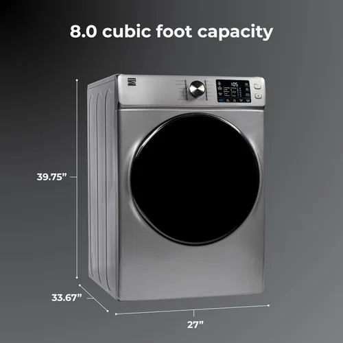 Miniatura 2 de Secadora de gas de carga frontal Kenmore de 8.0 pies cúbicos - Protector de arrugas con vapor Accela para reducir la estática y los olores - Secado