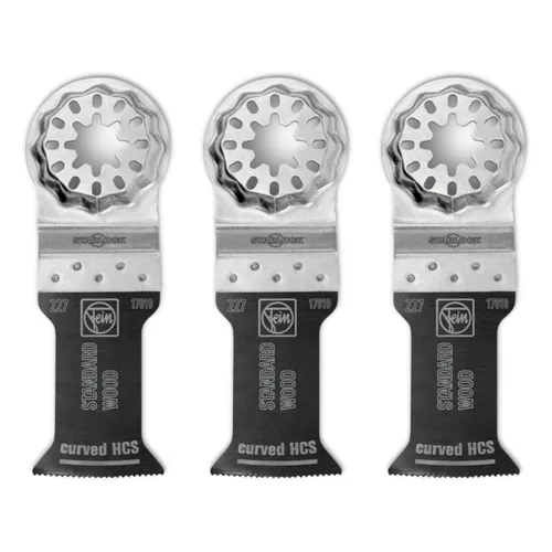 Miniatura 10 de Fein Starlock 6350222727260 - Hoja de sierra curvada estándar E-Cut, corte de precisión para madera, paneles de yeso y plásticos con dientes