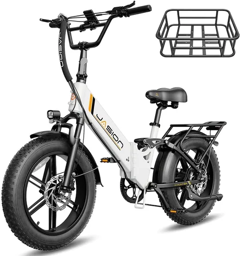 Miniatura 17 de Jasion X Hunter PRO/ST Electric Bike for Adults,1800/1400W Peak 20''Fat Tire Foldable E Bikes,Folding Ebike Up to 80/70 Miles Range 30 MPH,720/624WH