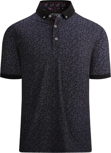 Alex Vando Camisas tipo polo para hombre, manga corta, ajuste regular, diseño moderno