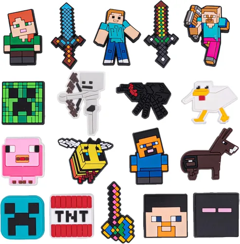 Dije de zapatos para bricolaje de anime, lindo animal de cocodrilo para niños, niñas, adolescentes, niños, accesorios de decoración de deportes de