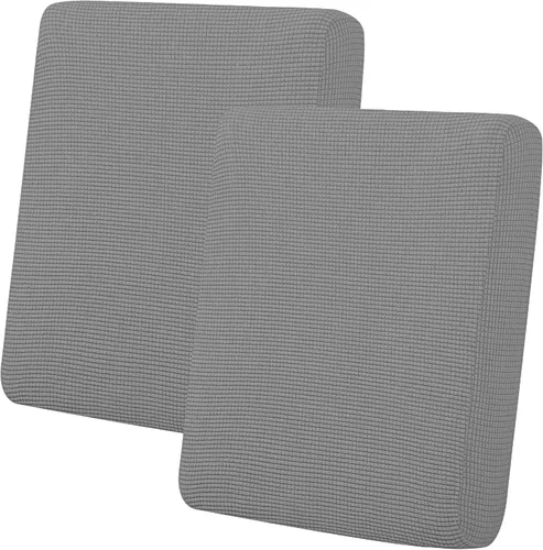 Miniatura 127 de Easy-Going - 4 Fundas de cojín elásticas para sofá seccional, izquierda/derecha, en forma de L, funda de asiento antideslizante, suave, flexible
