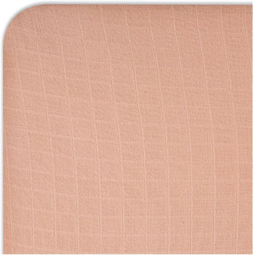 Miniatura 7 de Crane Baby Sábana bajera, sábana bajera ajustable de algodón suave para cunas y guarderías, cobre beige, 28 pulgadas de ancho x 52 pulgadas de alto