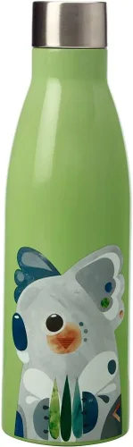 Miniatura 13 de Maxwell & Williams Pete Cromer - Botella de agua aislada, diseño de martín pescador azul, acero inoxidable sin BPA, 0.2 fl oz