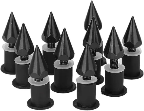 Miniatura 11 de Tornillos de púas para parabrisas parabrisas Tornillos M5 Tuercas para motocicletas, scooters y vehículos, sujetadores de aleación de aluminio CNC