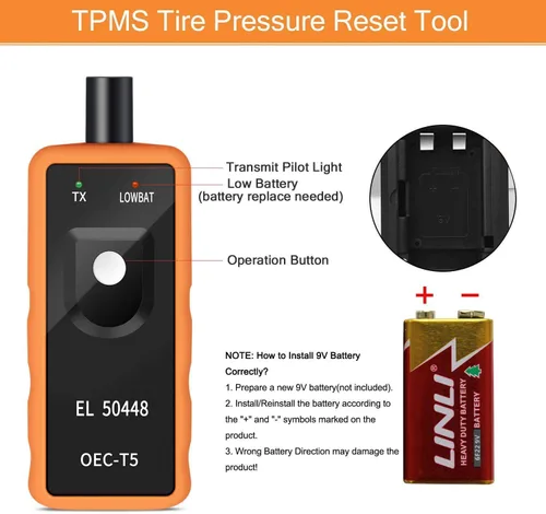 Miniatura 4 de Herramienta de activación y restablecimiento LAUNCH TPMS para sensor de presión de neumáticos GM, herramienta de programación y entrenamiento