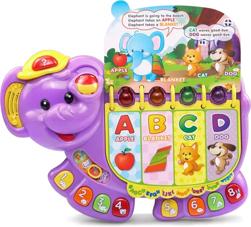 Miniatura 2 de VTech elefante para tocar y aprender, morado, exclusivo en línea