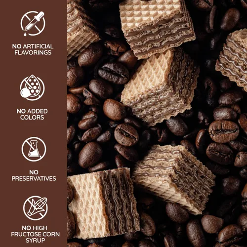 Miniatura 4 de Loacker Quadratini - Galletas de oblea de tamaño bocado de espresso, paquete grande de 1, obleas crujientes con 4 capas cremosas del mejor relleno
