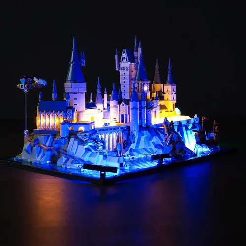Miniatura 9 de VONADO Luz compatible con Lego Hogwarts Castle and Grounds 76419, versión musical, juego de iluminación creativa, accesorios compatibles con Lego