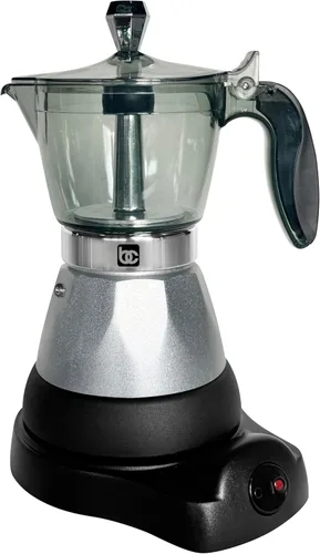 Miniatura 12 de Bene Casa Cafetera Eléctrica Portátil de Espresso Negra, 1-3 Tazas/Shots (1, NEGRO)