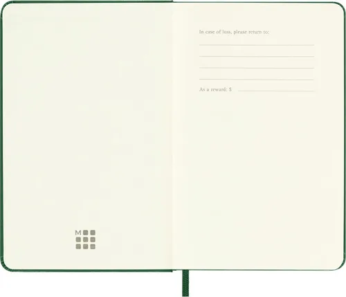 Miniatura 5 de Moleskine - Cuaderno, bolsillo, liso, verde mirto, tapa dura (3.5 x 5.5)