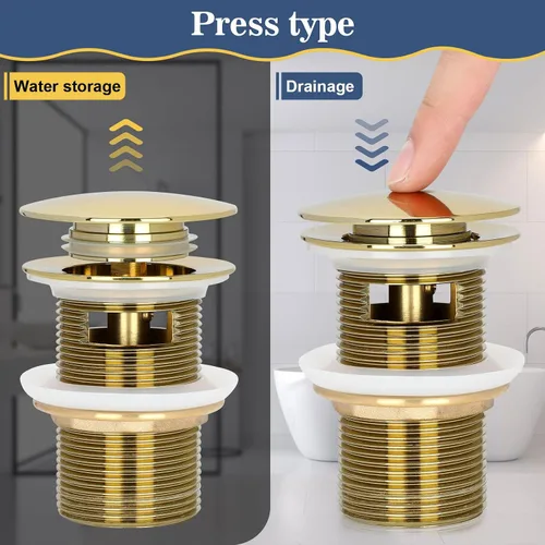 Miniatura 7 de Kit de drenaje desplegable para drenaje de bañera independiente, tapón de drenaje de bañera independiente, adecuado para la mayoría de bañeras