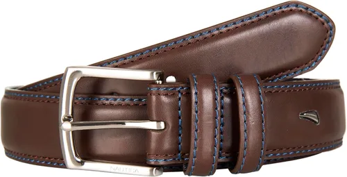 Miniatura 2 de Nautica Cinturón de cuero para hombre con hebilla de metal
