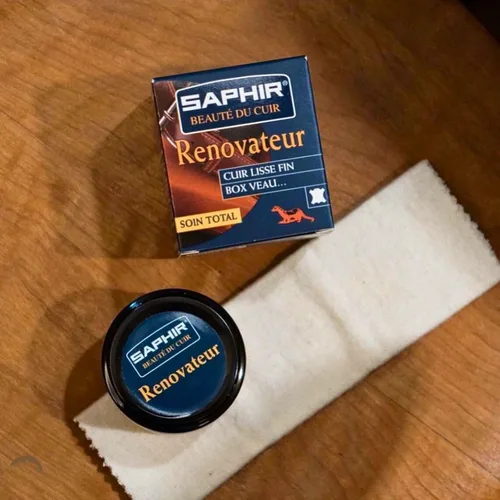Miniatura 5 de SAPHIR Beauté du Cuir Renovateur - Cleans, Nourishes, Protects and Shines - with Chamois Cleaning Cloth