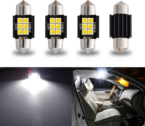 Miniatura 22 de iBrightstar DE3175 DE3021 Festoon de 9-30 V - Focos LED de 1.25 pulgadas (31 mm) extremadamente brillantes y sin errores para luces