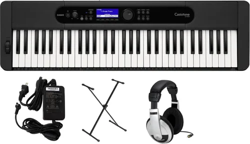 Miniatura 7 de Casio Casiotone CT-S400 - Teclado portátil sensible al tacto de 61 teclas Sonido AiX, 600 tonos, 200 ritmos, curva de tono, USB-MIDI, altavoces