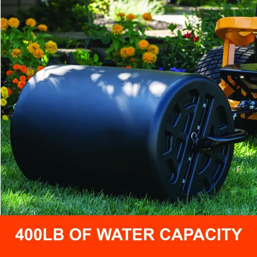 Miniatura 7 de Agri-Fab Rodillo de césped de 18 pulgadas x 24 pulgadas, empuje/remolque detrás de polietileno, capacidad de agua de 250 libras con marco de acero