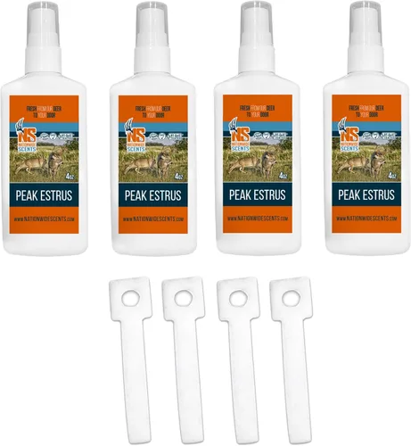 Miniatura 6 de Nationwide Scents Certified Peak Doe Estrus Spray Doe in Heat Orine for Hunting Aromas y atractantes de ciervos