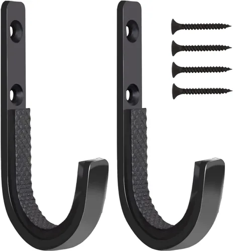 GOHIKING Perchero de almacenamiento para rifles, ganchos para escopeta, ganchos de montaje en pared para cualquier rifles, escopetas, arco de tiro