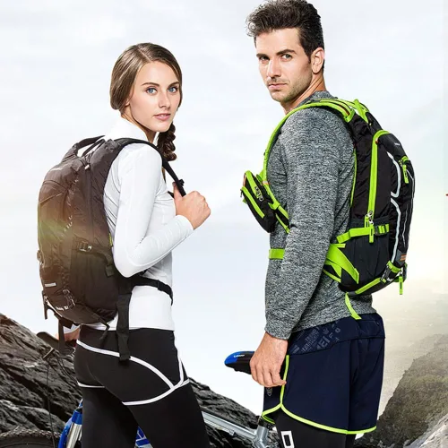 Miniatura 6 de Mochila de ciclismo al aire libre, 18L, color negro