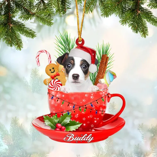 Miniatura 83 de Alaskan Malamute - Adorno acrílico personalizado para perro en taza, adorno de Navidad personalizado para perro 2023, decoración de árbol